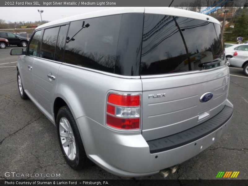 Ingot Silver Metallic / Medium Light Stone 2012 Ford Flex SEL