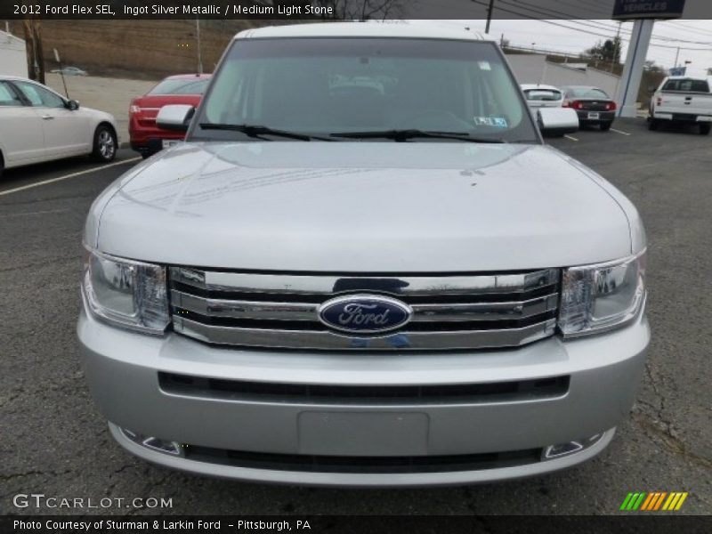 Ingot Silver Metallic / Medium Light Stone 2012 Ford Flex SEL