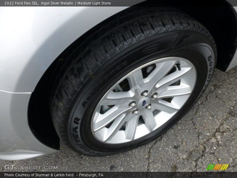 Ingot Silver Metallic / Medium Light Stone 2012 Ford Flex SEL