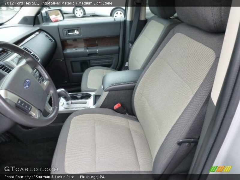 Ingot Silver Metallic / Medium Light Stone 2012 Ford Flex SEL