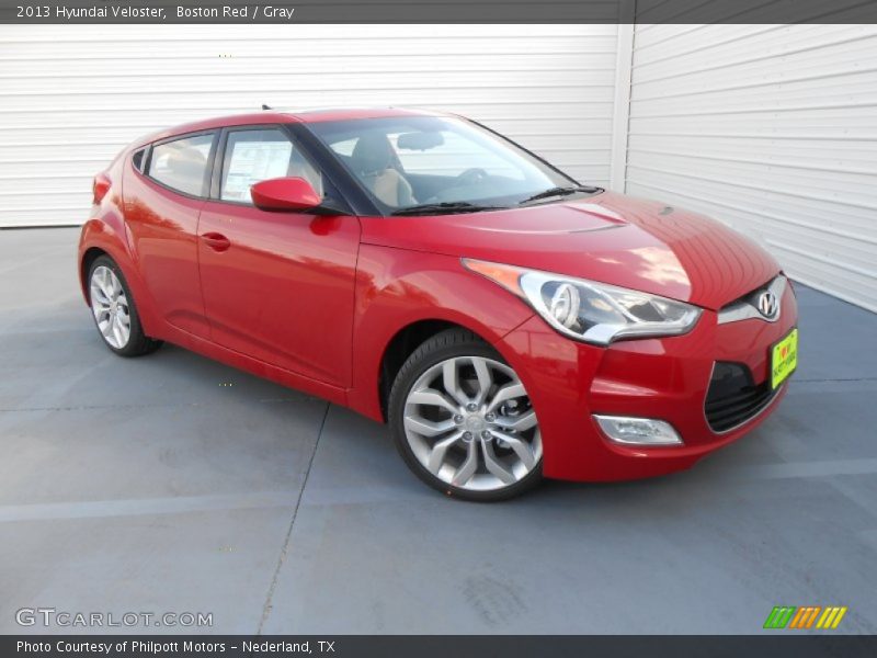 Boston Red / Gray 2013 Hyundai Veloster