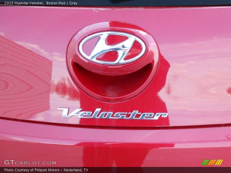 Boston Red / Gray 2013 Hyundai Veloster