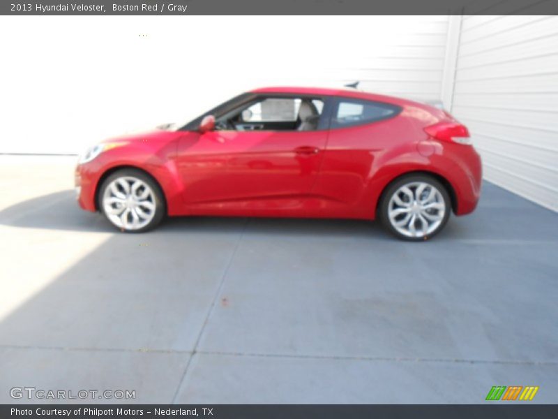 Boston Red / Gray 2013 Hyundai Veloster