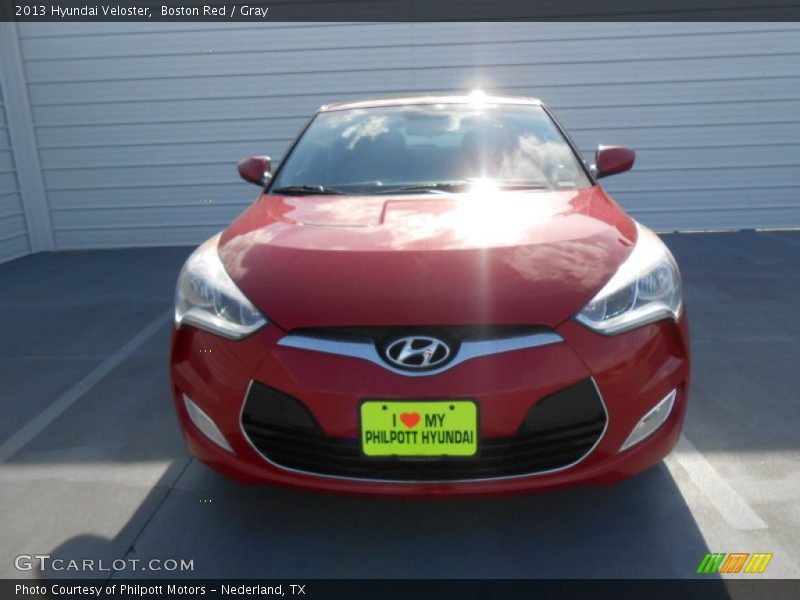 Boston Red / Gray 2013 Hyundai Veloster