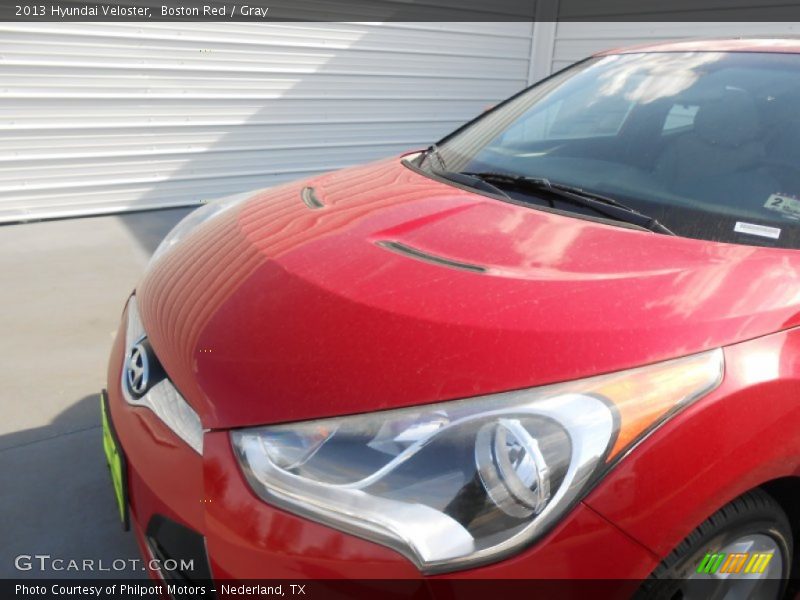 Boston Red / Gray 2013 Hyundai Veloster