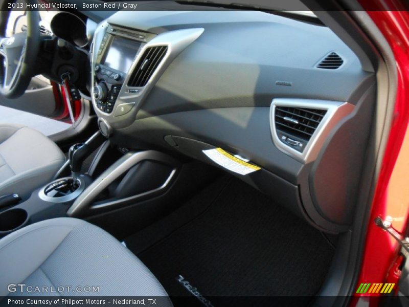 Boston Red / Gray 2013 Hyundai Veloster
