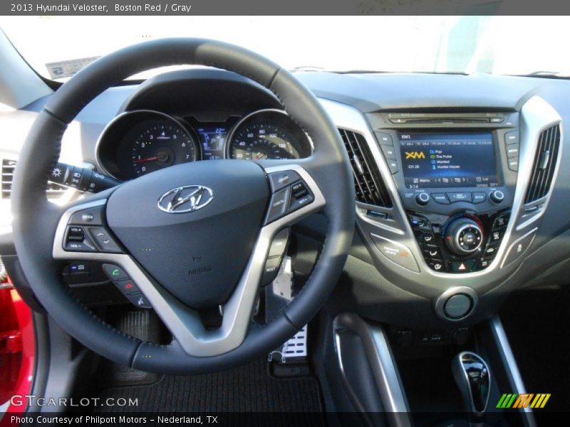 Dashboard of 2013 Veloster 