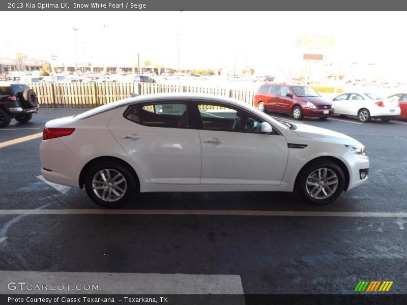Snow White Pearl / Beige 2013 Kia Optima LX