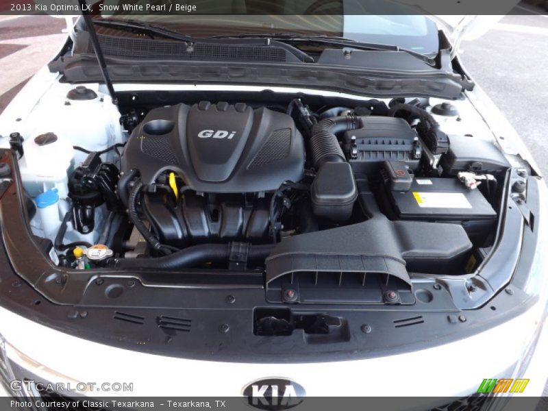 Snow White Pearl / Beige 2013 Kia Optima LX