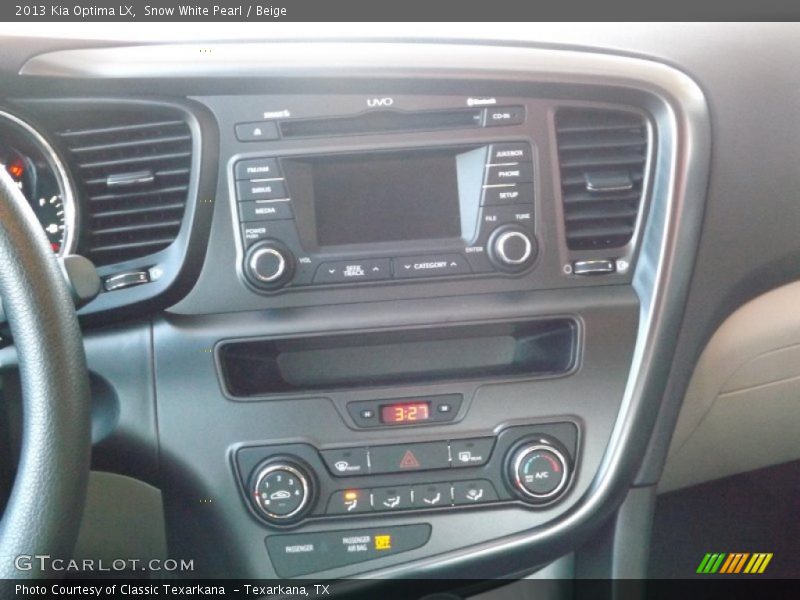 Snow White Pearl / Beige 2013 Kia Optima LX