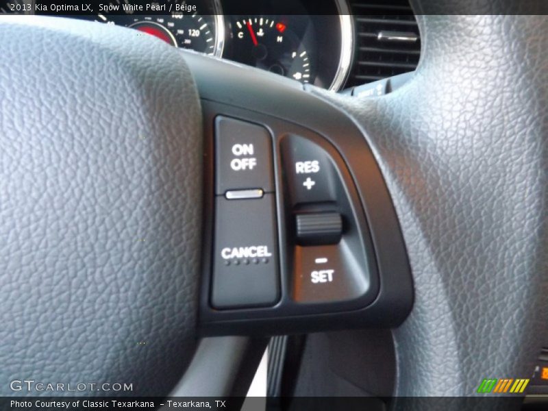 Snow White Pearl / Beige 2013 Kia Optima LX