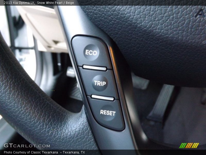 Snow White Pearl / Beige 2013 Kia Optima LX