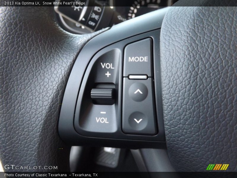 Snow White Pearl / Beige 2013 Kia Optima LX