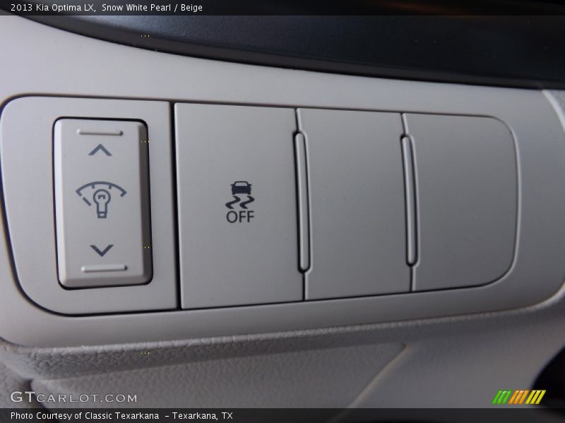 Snow White Pearl / Beige 2013 Kia Optima LX