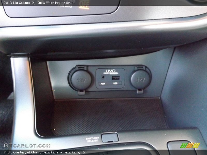 Snow White Pearl / Beige 2013 Kia Optima LX