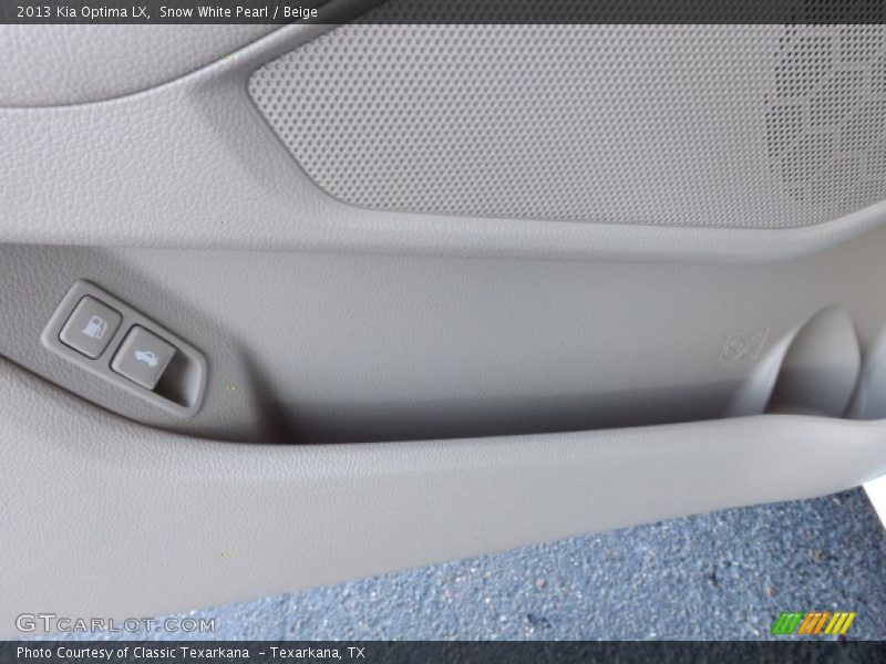 Snow White Pearl / Beige 2013 Kia Optima LX