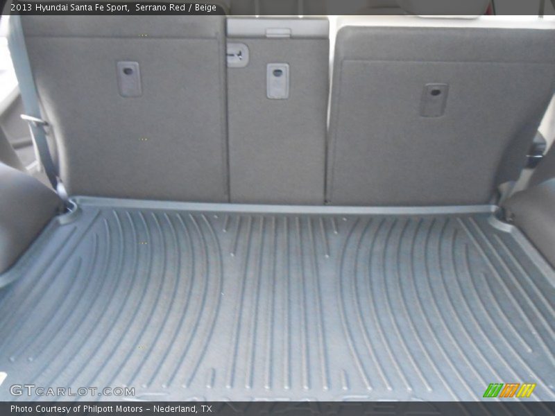 Serrano Red / Beige 2013 Hyundai Santa Fe Sport