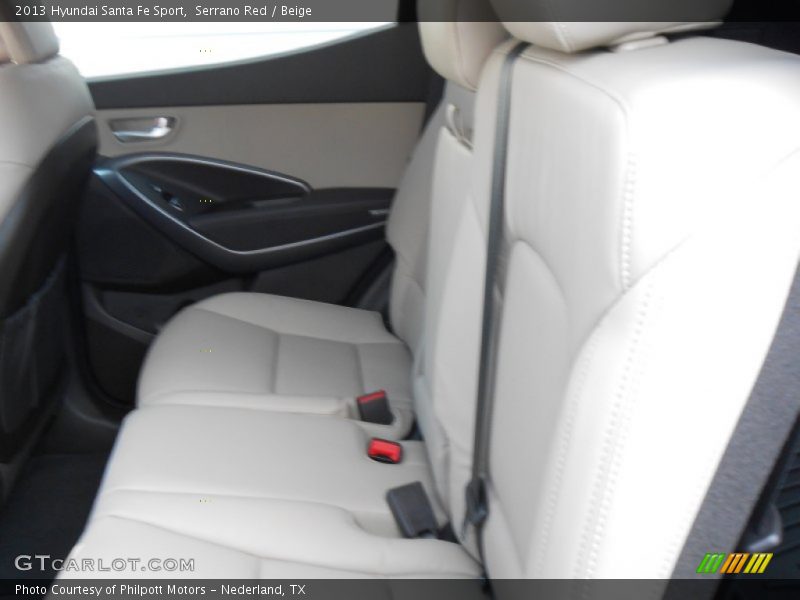 Serrano Red / Beige 2013 Hyundai Santa Fe Sport