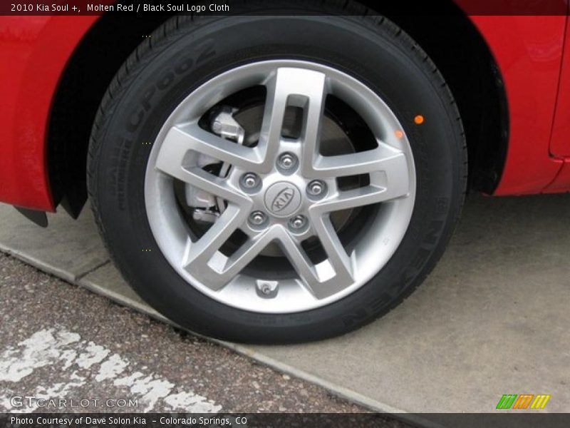 Molten Red / Black Soul Logo Cloth 2010 Kia Soul +