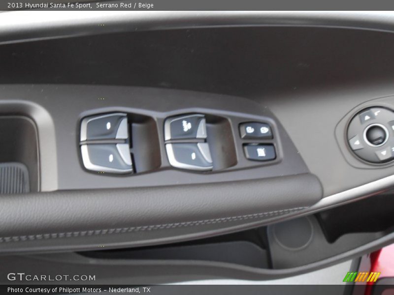 Serrano Red / Beige 2013 Hyundai Santa Fe Sport