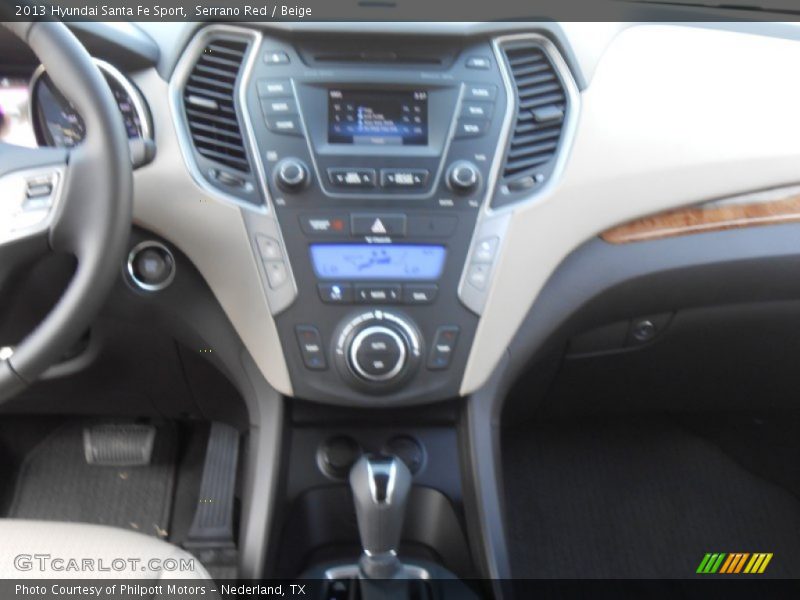 Serrano Red / Beige 2013 Hyundai Santa Fe Sport