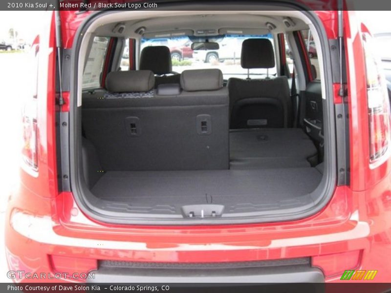 Molten Red / Black Soul Logo Cloth 2010 Kia Soul +