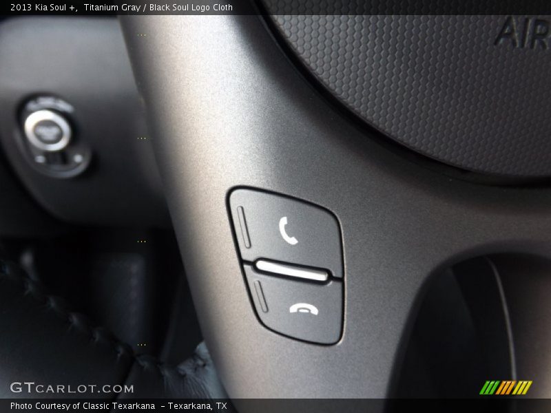 Titanium Gray / Black Soul Logo Cloth 2013 Kia Soul +