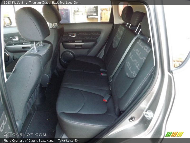 Titanium Gray / Black Soul Logo Cloth 2013 Kia Soul +