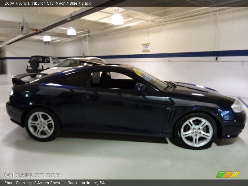 Moonlit Blue / Black 2004 Hyundai Tiburon GT