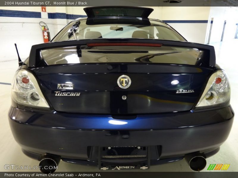 Moonlit Blue / Black 2004 Hyundai Tiburon GT