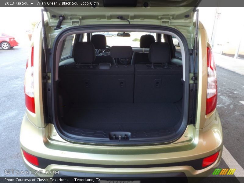 Alien Green / Black Soul Logo Cloth 2013 Kia Soul +