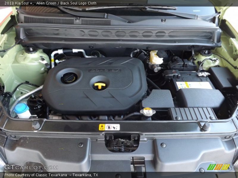 Alien Green / Black Soul Logo Cloth 2013 Kia Soul +
