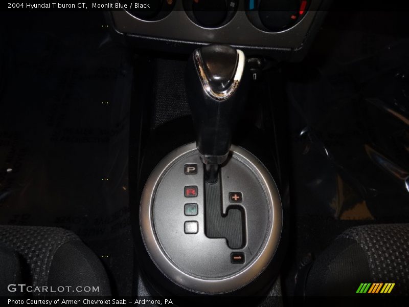 Moonlit Blue / Black 2004 Hyundai Tiburon GT