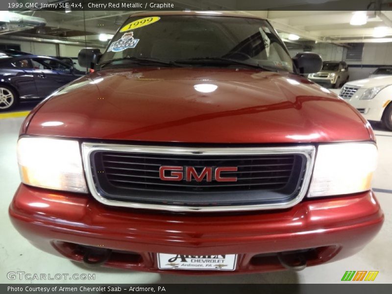 Cherry Red Metallic / Graphite 1999 GMC Jimmy SLE 4x4