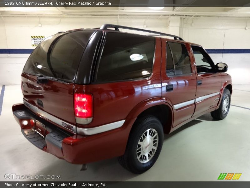 Cherry Red Metallic / Graphite 1999 GMC Jimmy SLE 4x4