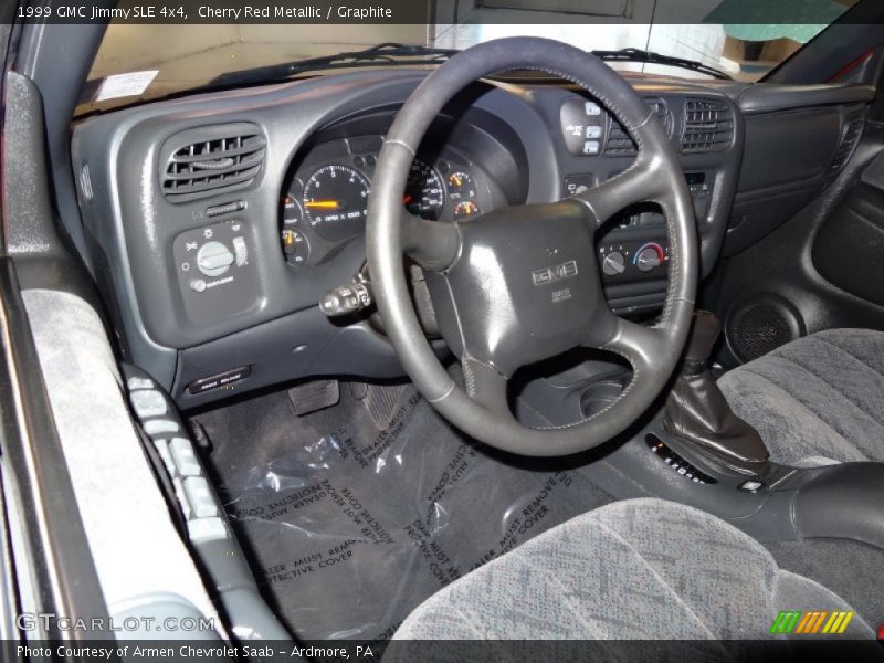 Cherry Red Metallic / Graphite 1999 GMC Jimmy SLE 4x4