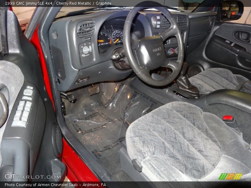 Cherry Red Metallic / Graphite 1999 GMC Jimmy SLE 4x4