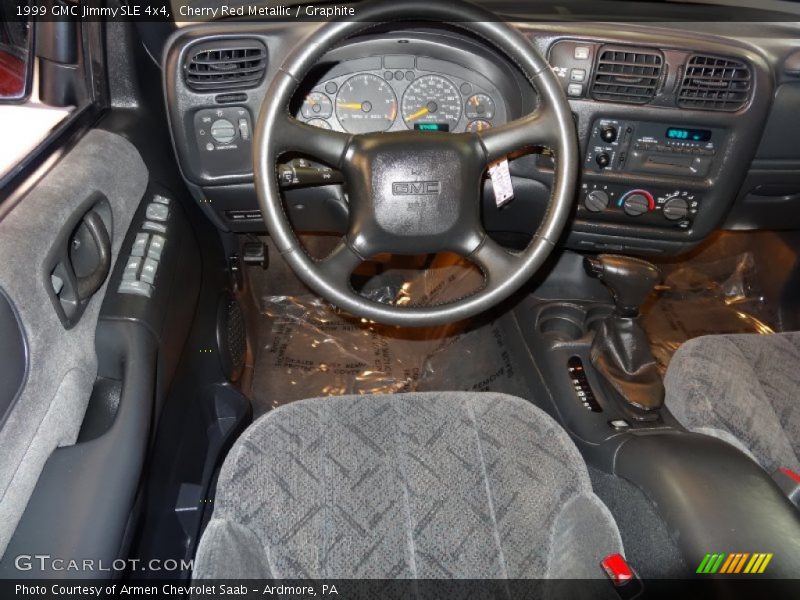 Cherry Red Metallic / Graphite 1999 GMC Jimmy SLE 4x4