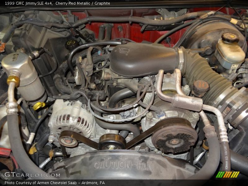 Cherry Red Metallic / Graphite 1999 GMC Jimmy SLE 4x4