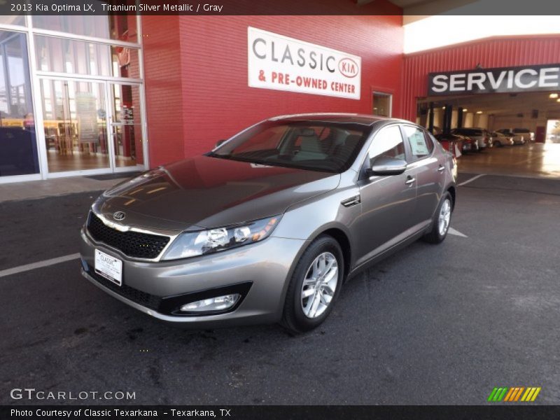 Titanium Silver Metallic / Gray 2013 Kia Optima LX