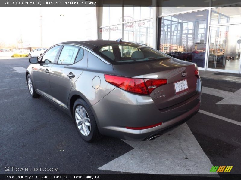 Titanium Silver Metallic / Gray 2013 Kia Optima LX