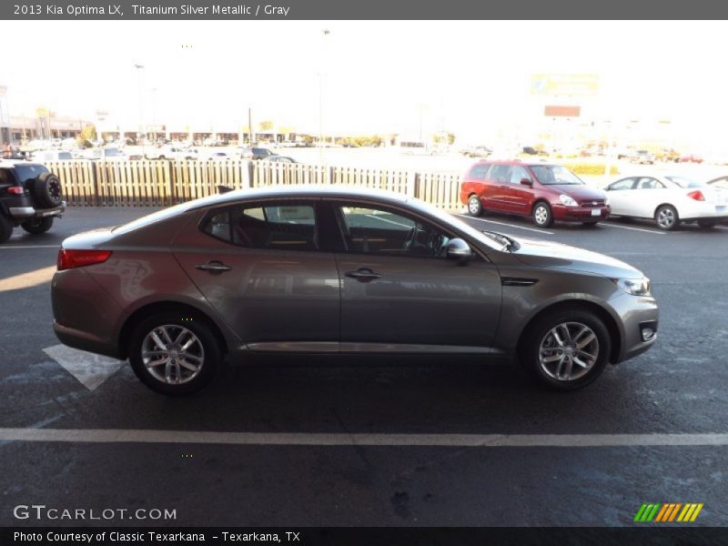 Titanium Silver Metallic / Gray 2013 Kia Optima LX