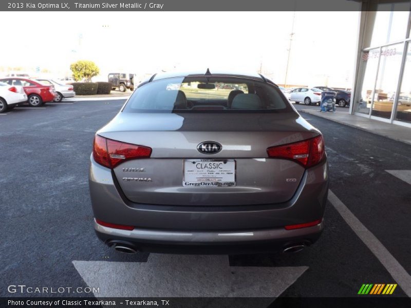 Titanium Silver Metallic / Gray 2013 Kia Optima LX