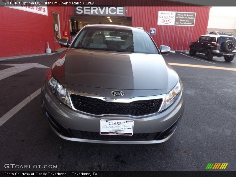 Titanium Silver Metallic / Gray 2013 Kia Optima LX