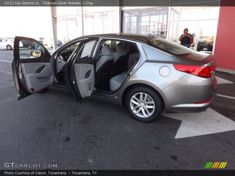 Titanium Silver Metallic / Gray 2013 Kia Optima LX