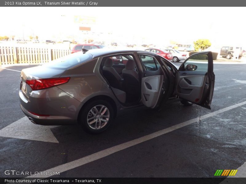 Titanium Silver Metallic / Gray 2013 Kia Optima LX