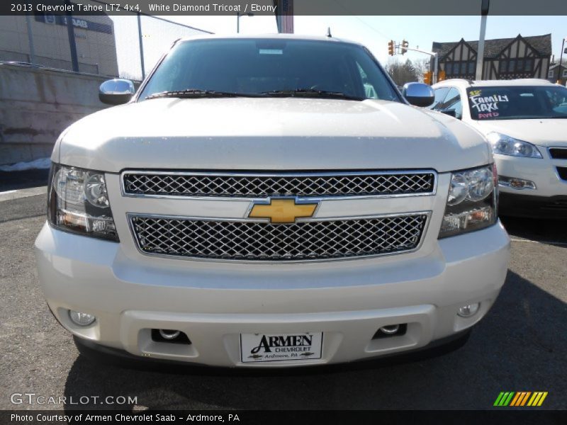 White Diamond Tricoat / Ebony 2013 Chevrolet Tahoe LTZ 4x4