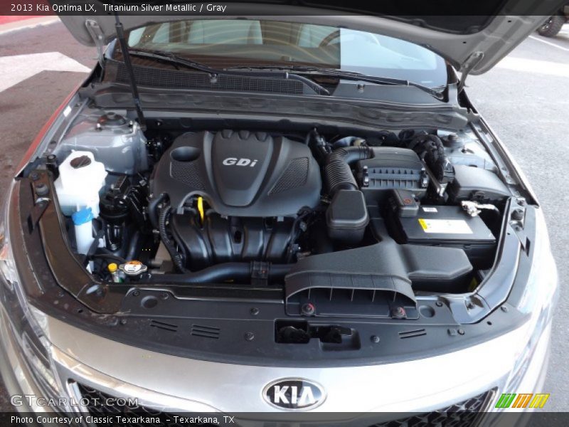 Titanium Silver Metallic / Gray 2013 Kia Optima LX