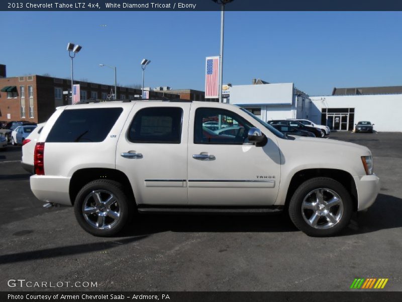 White Diamond Tricoat / Ebony 2013 Chevrolet Tahoe LTZ 4x4