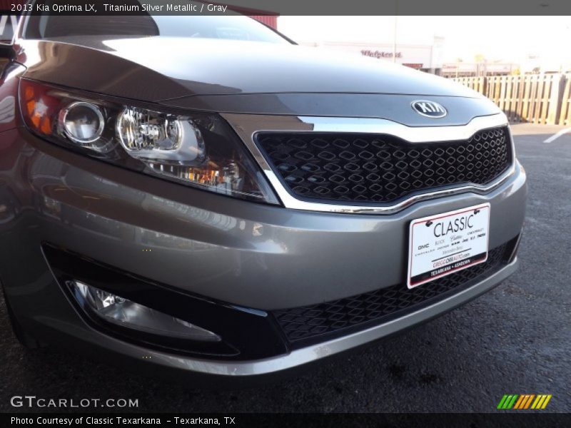 Titanium Silver Metallic / Gray 2013 Kia Optima LX